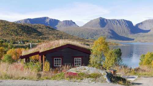 A lovely autumn day at the family wilderness cabin