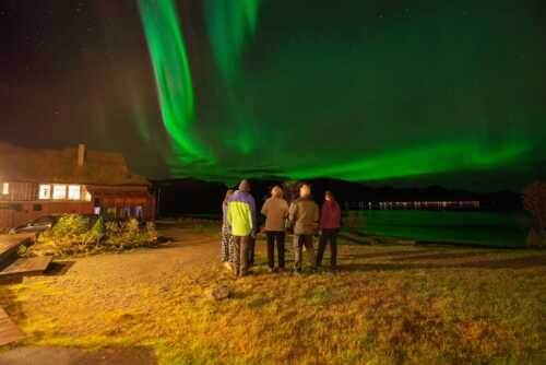 Ingen kø, ingen busstur- bare rett ut døra for å se Nordlys
