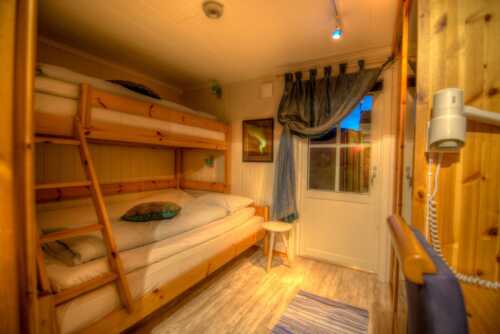 Family bedroom in the Aurora guest house