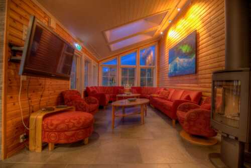 Cabin with cosy atmosphere